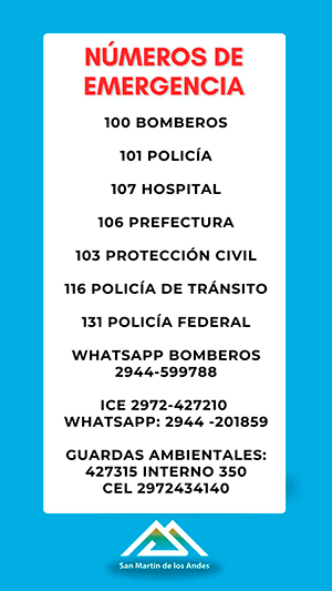Números de emergencia