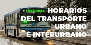 Horarios del transporte publico Horarios del transporte publico